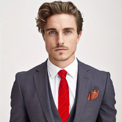 Men's Diagonal Stripe Business Tie