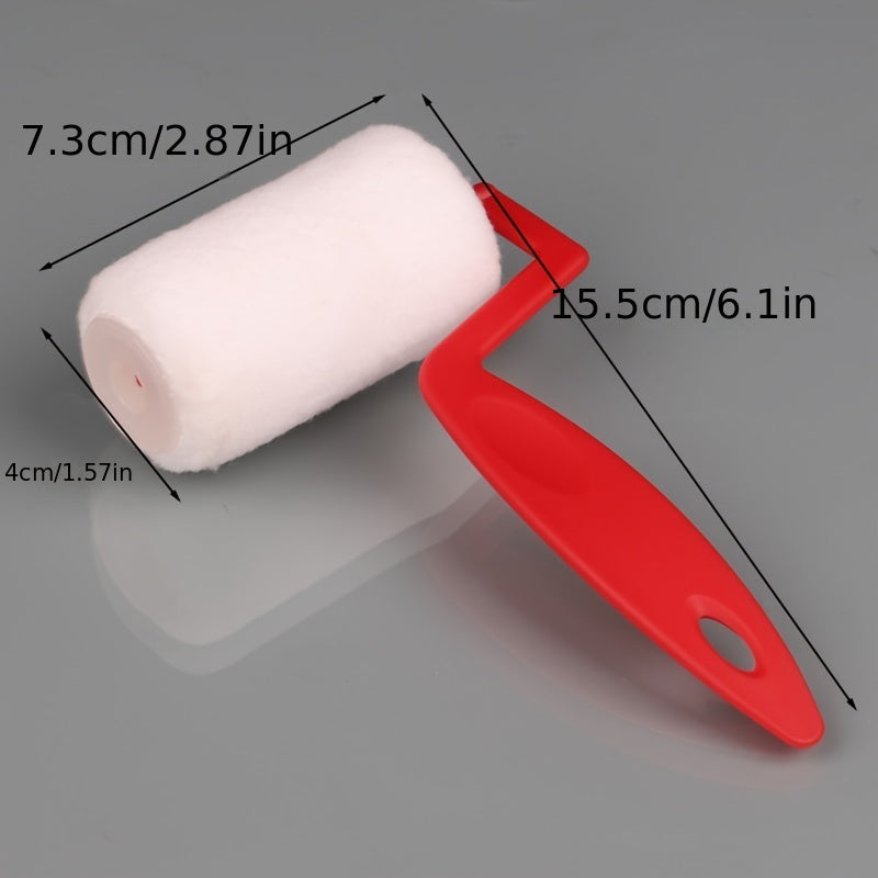 2 Sets Replaceable Roller Head 7.62 cm Mini Polyester Roller Brush