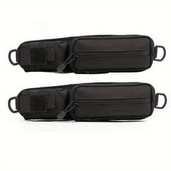Molle Backpack Shoulder Strap Pouch with Zipper Pocket