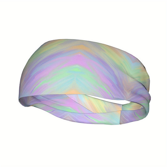 Men's Non Slip Sweatband Purple to Gradient Hairband