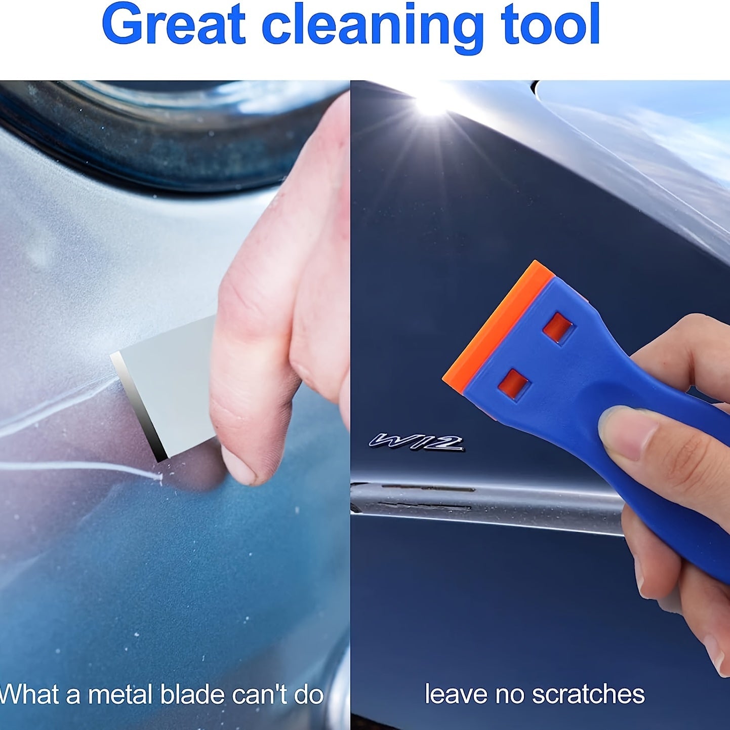 Plastic Razor Scraper Double Edge Blade Tool for Adhesive Remover