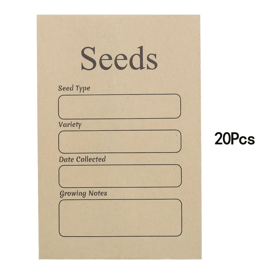 20pcs Seed Envelopes Reusable Self Sealing Seed Envelopes - Small Seed Packets