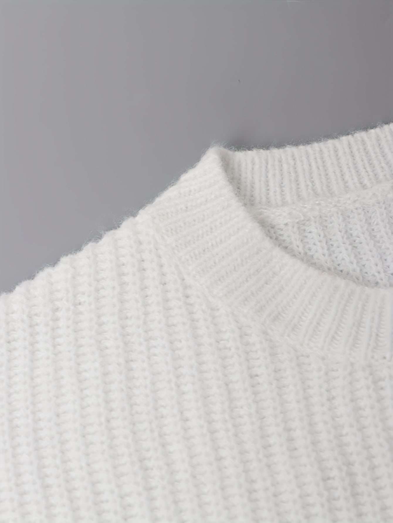 Casual Colorblock Sweater Round Neck Pullover Jumper