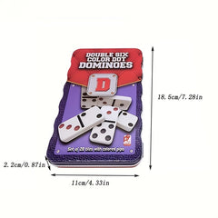 28pcs Dominoes In a Box Entertainment Game Set