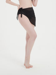Sexy Beach Cover Up Wrap Ruched Knot Side Sarong