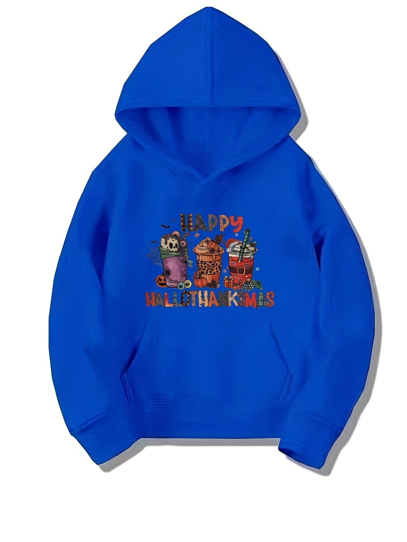 Halloween Girls' Long Sleeve Hoodie Sweatshirt With Pocket