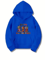 Halloween Girls' Long Sleeve Hoodie Sweatshirt With Pocket