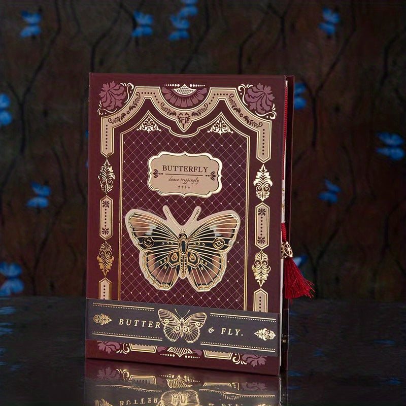 Gothic Style Butterfly Retro Notebook Subject