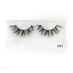 Fluffy 20mm Messy False Eyelashes for Natural Look