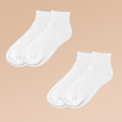 Women's Casual Ankle Socks, 2 Pairs