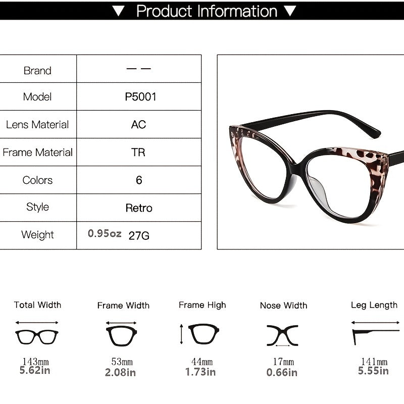 Computer Glasses Double Frame Light Blocking Round Eyewear Optical