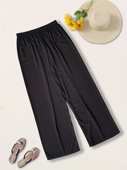 High Waist Straight Leg Pants for Women