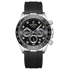 Multifunctional Sports Chronograph Quartz Watch Men's Waterproof Watch