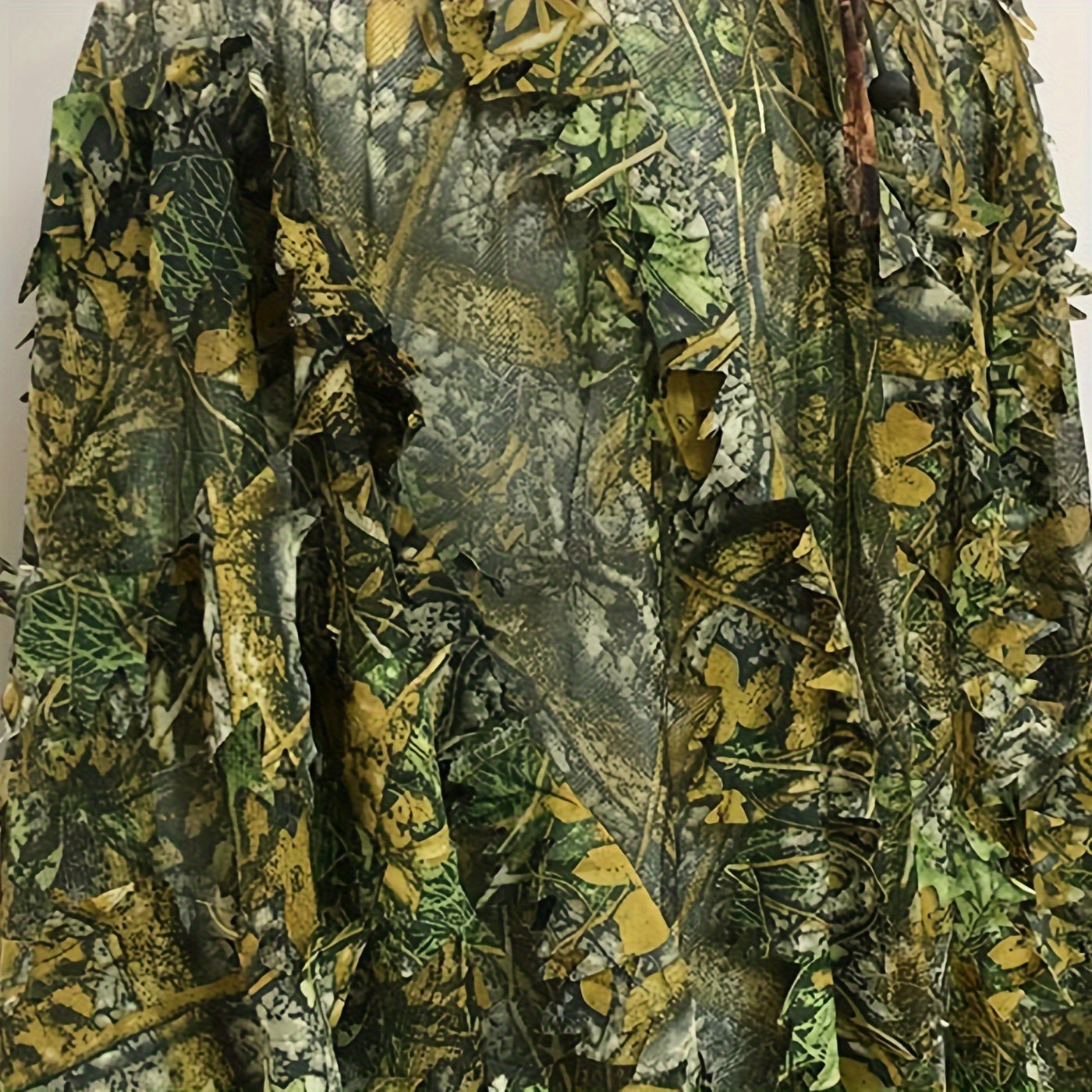 Lightweight Camo 3D Leafy Suit w/ Hood - Stay Hidden & Comfortable Outdoors