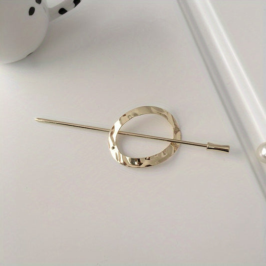 Metal Hairpin Back Head Ponytail Updo Styler Hair Stick Hair Accessories