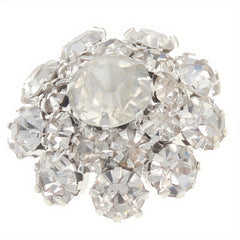 5pcs Rhinestone Shank Buttons for Women's Clothing DIY