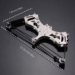 Stainless Steel Mini Bow Decompress Toy for Outdoor Activities