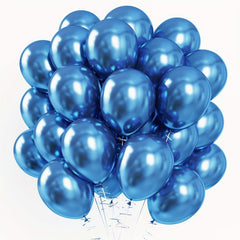 30pcs Metallic Royal Balloons for Men Boy Birthday Wedding Baby Shower