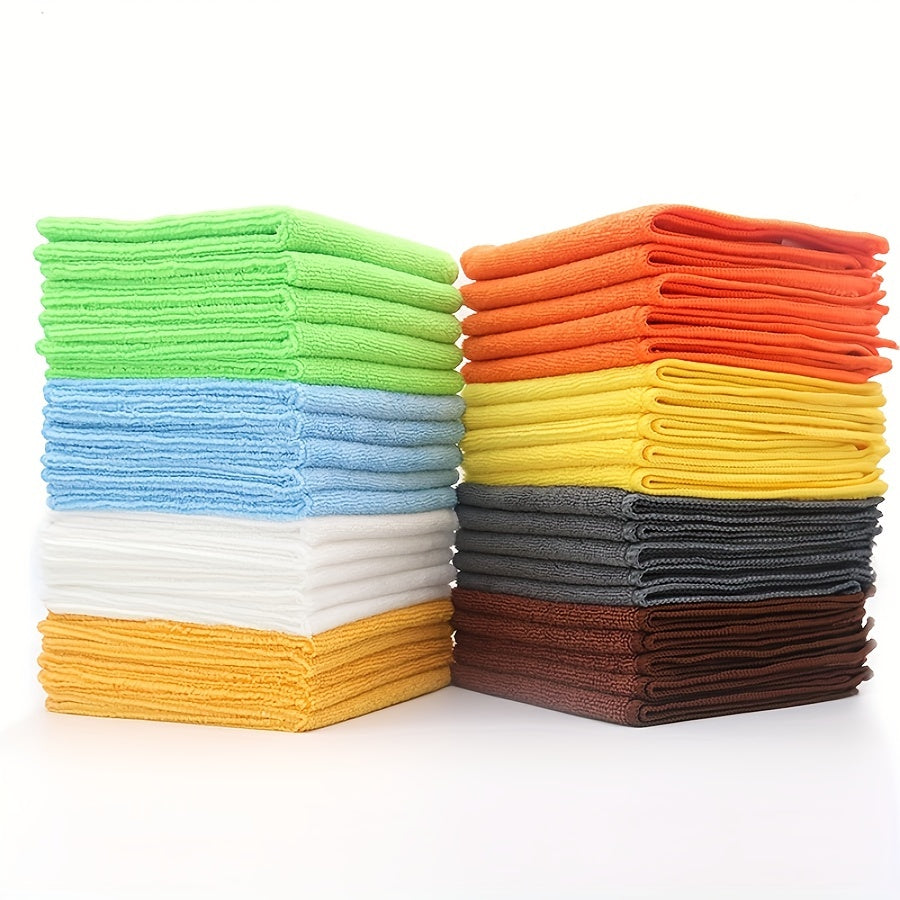 Microfiber Coiled Car Wash Towel 30 Polishing Waxing Towel Cloth
