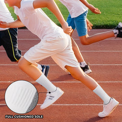 6 Pairs Boy's Mid Crew Sport Socks