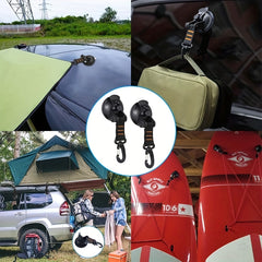 Set of 2-3 Durable Camping Suction Cups for Tarpaulin Car Sunshade