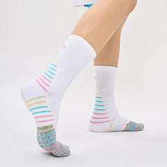 Rigorer Pro Basketball Crew Socks 4 Pack Moisture Wicking Cushioned Durable
