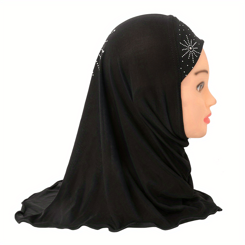 Casual Rhinestone Hat Scarf Outdoor Breathable Headscarf