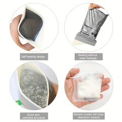 4pcs Portable Emergency Urinal Bag Disposable Mini Mobile Toilet 600ML
