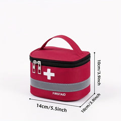 Durable Medical Kits Bag With Zipper Travel Drugs Storage Organizer