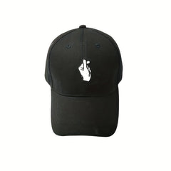 Finger Print Baseball Cap Hip Hop Adjustable Dad Hats Casual Sunscreen