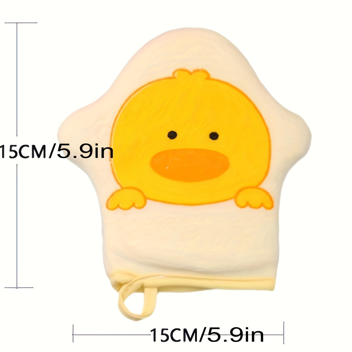 Baby Toddler Cartoon Gloves Bath Wipe Soft Sponge Bath Towel