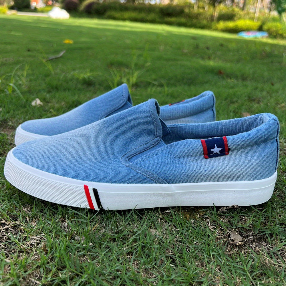 Men's Casual Denim Canvas Shoes for Summer and Autumn