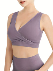 Seamless Comfort Wire Women's Cross Sports Bra