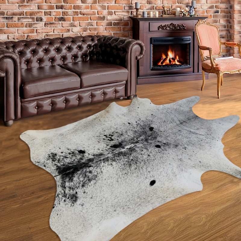 Faux Cowhide Carpet Western Home Decoration