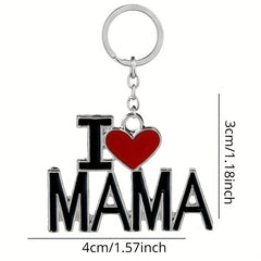 DAD MOM PAPA Keychain Bag Backpack Ornament Gift