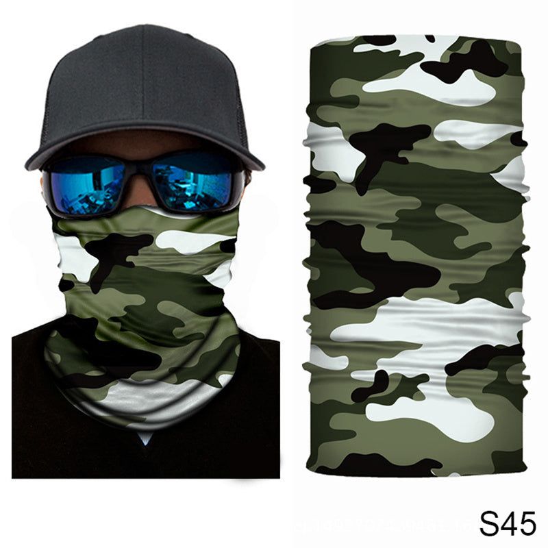 Camouflage Cycling Face Mask Military Scarf Neck Gaiter Balaclava