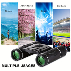 4000x25 HD Binoculars Foldable for Long distance Viewing Waterproof Fog proof