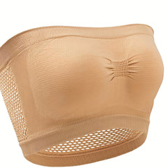 Seamless Strapless Bandeau Bra Stretch Intimates Women's Lingerie