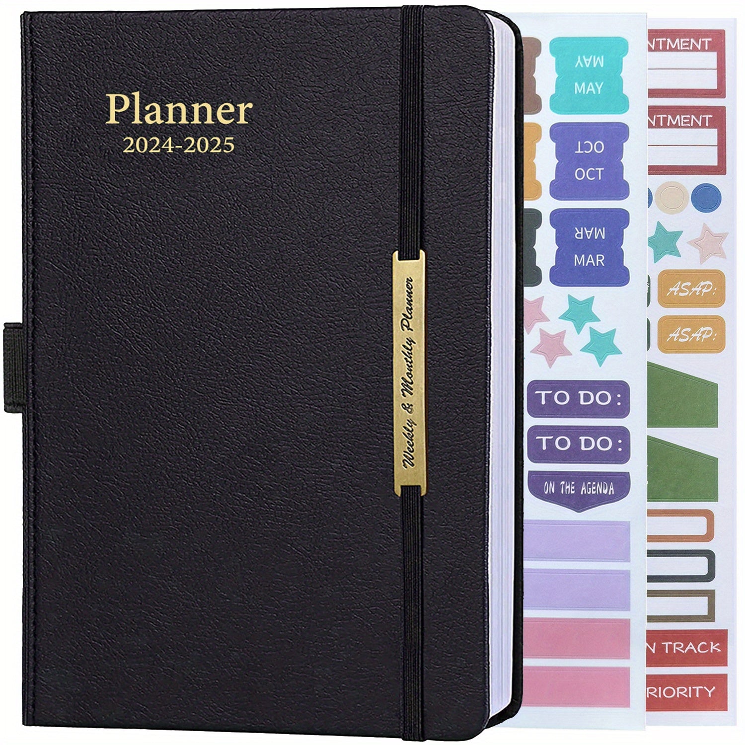 Planner 18 Months Daily Weekly A5 Hardcover Agenda Journal Notebook