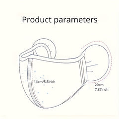 2026 Winter Breathable Mask & Ear Muffs Windproof Reusable for Outdoor Sports