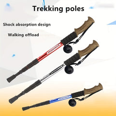 Aluminum Telescoping Trekking Pole 25.6-53 inches Hiking Mountaineer