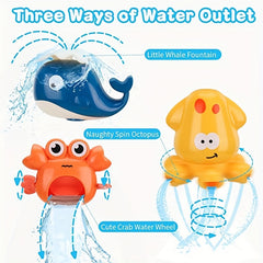 Baby Bath Time DIY Water Pipe Toy with Spray Feature