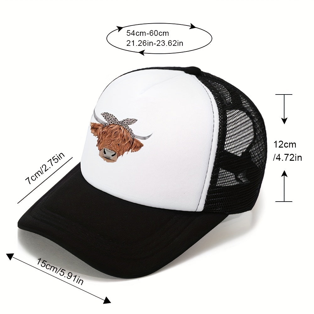 Sun Protection Baseball Cap Cartoon Printed Outdoor Hat