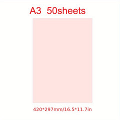50 Sheets Sublimation Heat Transfer Paper for Custom T Shirts & Bags