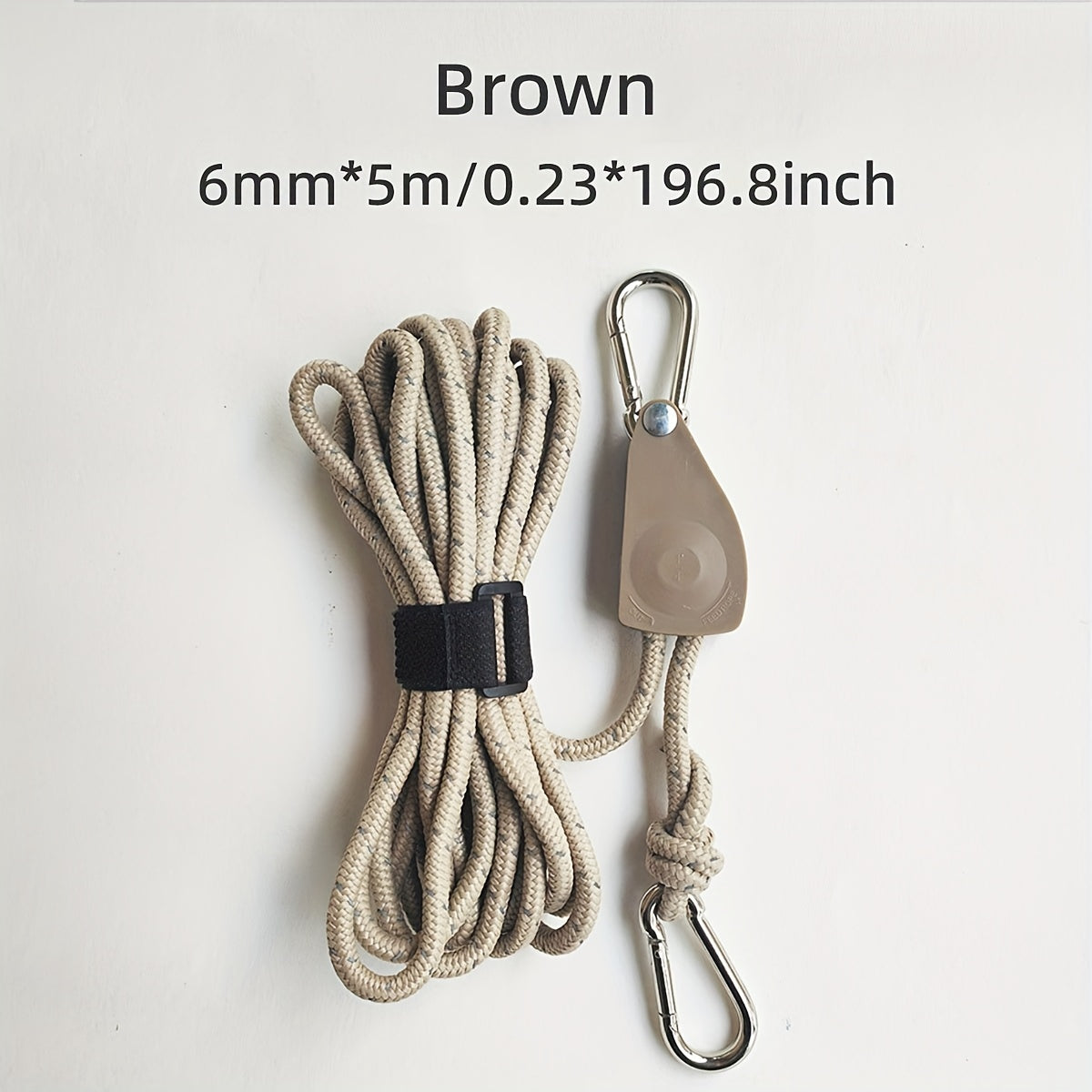 6mm Diameter 5m Long Pulley Adjust Wind Rope for Tent & Canopy