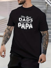 Men's Graphic Crew Neck T-Shirt for Summer