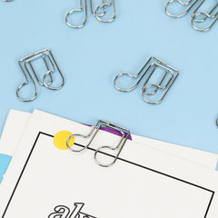 20pcs Music Note Paper Clip for Office and School Use
