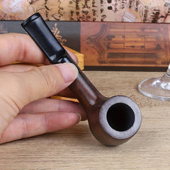 Classic Ebony Wood Smoking Tube for 9mm Filters