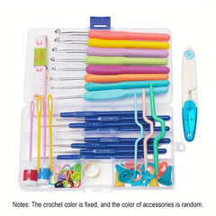 1pc Crochet Hooks Kit With Hook Yarn Needles Additional Knitting Crochet Supplie