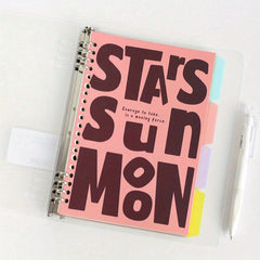 Retro Non-slip Loose Leaf Notebook 60 Sheets